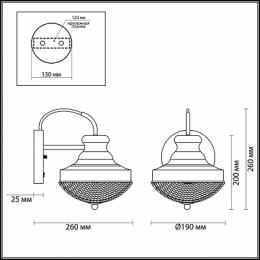 Бра Odeon Light Krona  - 2